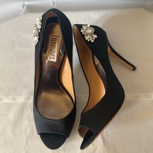 badgley mischka shoes 9 black seduce Pumps Shoes High Heels